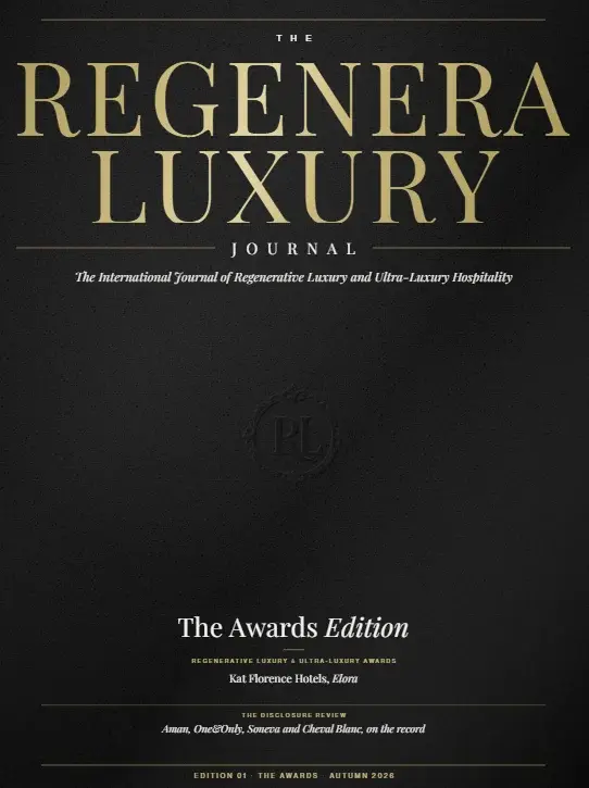 Cover of The Regenera Luxury Journal, Edition 01, Autumn 2026: The Awards Edition